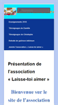 Mobile Screenshot of laissetoiaimer.fr