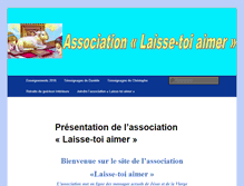 Tablet Screenshot of laissetoiaimer.fr